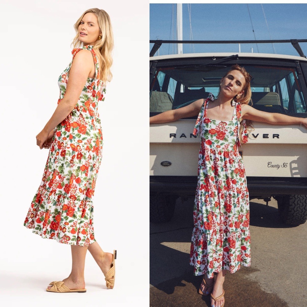 Smith & Quinn The Sage Dress Hollyhock‎ Heartbreak XS